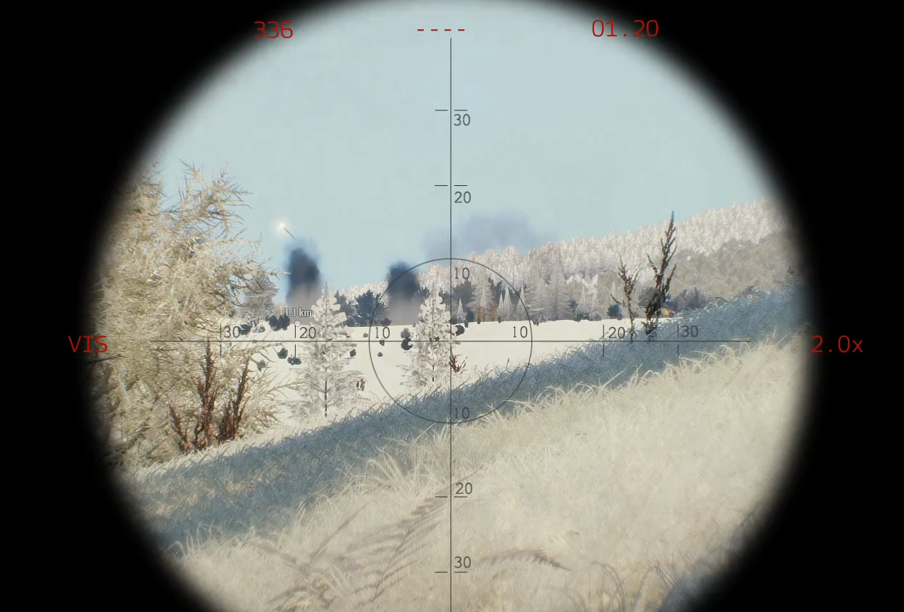 Screenshot from Operation Zone Credenza (2026-02-22) - An ANGLICO team is ferried between OPs by helicopter to identify and call in fires on enemy armour concentrations.